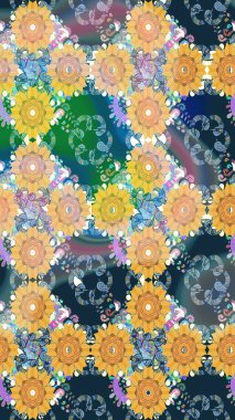 Tekstil ya da kitap kapakları, imalat, duvar kağıtları, baskı, hediye paketi ve yapıştırma kitabı için çiçeksiz arka plan. Küçük çaplı çiçeklerdeki basit şirin desenler. Raster illüstrasyonu.