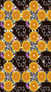 Paisley el çizimi elementler. Fantezi çiçekli kusursuz desen, doğal duvar kağıdı, çiçek desenli kıvrım çizimi. Ev dekoru.