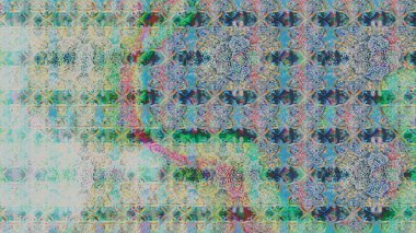 Gri ve mavi renklerde. 3 boyutlu çiçekler, pürüzsüz. Raster illüstrasyonu.