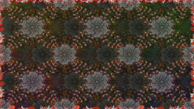 Trendy print. Vintage. Exquisite pattern of watercolor sketches of the flower. Watercolor seamless pattern. Beautiful pattern for decoration and design.