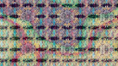 Tarafsız ve bej renkli çiçekler. Düz Çiçek Elementleri Tasarımı. Sevimli çiçek raster deseni. Renkli Yaz Temalı Kusursuz Arkaplan.