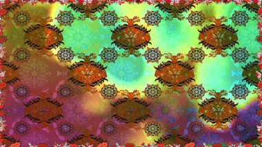 -Kahverengi çiçekler. Raster deseni. Çiçek arkaplan. Çiçek kolajı. Çiçek kompozisyonu. Küçük çiçekte güzel bir desen var. Doğa.