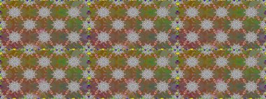 Bahar çiçekli, dikişsiz, sevimli çiçek deseni. Güzel kumaş deseni. Raster illüstrasyonu.