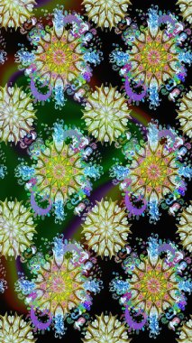 Çiçeksiz desenli nakış işlemeli gelincikler ve vadideki zambaklar. Tekstil tasarımı için doğal ve siyah renkte geleneksel halk çiçekleri buketi.