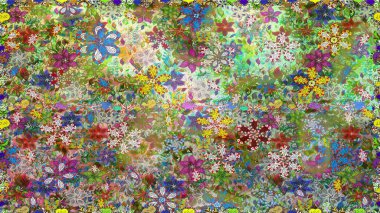 Liberty stili millefleurs. Küçük kır çiçekleri sorunsuz halk desende. Rustik chic. Tekstil, duvar kağıdı, kapakları, yüzey, baskı, hediye paketi, scrapbooking, Dekupaj için çiçek çayır arka plan.