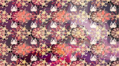 Çiçekler bej ve nötr renklerde. Düz Çiçek Elementleri Tasarımı. Güzel çiçek deseni. Renkli Bahar Teması Kusursuz Arkaplan.