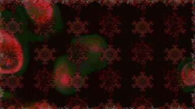 On black and brown backdrop. Cute floral background for textile, fabric, wrapping, scrapbooking. Childish design. Raster seamless pattern with hand drawn doodle flowers.