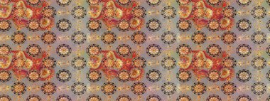 Varicologray ve bej rengi, pürüzsüz illüstrasyon. Birçok gri ve bej soyut çiçekli tropik, pürüzsüz desen. Küçük çiçekte sevimli çiçek deseni var..