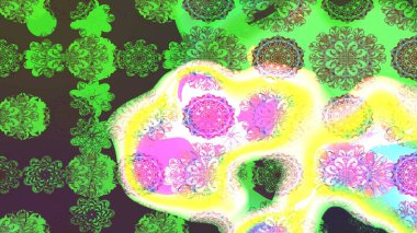 Çiçek arkaplanlı soyut zarafet eskiz deseni. Raster Güzel kumaş deseni.