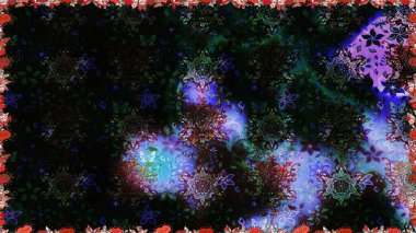 Siyah ve gri renkli çiçekler. Küçük çiçekte sevimli çiçek deseni var..