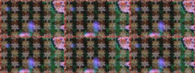 Gri renkli çiçekler. Raster illüstrasyonu. Tropik, dikişsiz çiçek deseni..