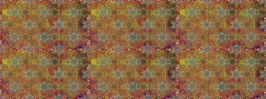 Güzel kumaş deseni. Raster Illustrasyon 'da moda olmayan çiçek deseni. Düz Çiçek Elementleri Tasarımı. Renkli Yaz Temalı Kusursuz Arkaplan.