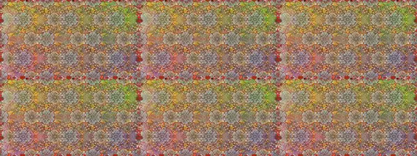 Kahverengi renkli çiçekler. Raster illüstrasyonunda kusursuz çiçek deseni.