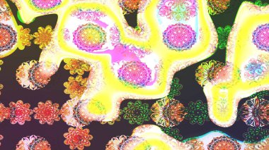 Güzel kumaş deseni. Güzel suluboya yaz çiçekleri deseni..