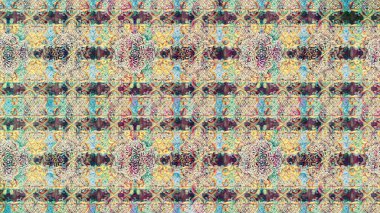 Raster stili kumaş deseni. Çiçekler suluboya çizim deseni.