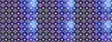 Mor renkli çiçekler. Renkli Bahar Teması eskiz kalıbı. Sevimli çiçek raster deseni. Düz Çiçek Elementleri Tasarımı.