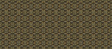 Kusursuz klasik raster altın desenli. Klasik klasik klasik arka plan. Geleneksel oryantasyon süsü. Raster illüstrasyonu. Gri, kahverengi ve nötr renklerde altın elementlerle kusursuz desen.