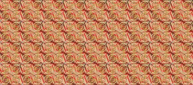 Raster geleneksel oryantasyon süsü. Kusursuz klasik altın desen. Kahverengi, turuncu ve bej renklerde altın desenli altın elementler.