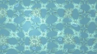 Renkli unsurlarla hareketli arka plan görüntüleri. Çiçekler. Eski model. Bayrak tarzı. Video kaydı. Şablon. Döngü. Kusursuz.. 