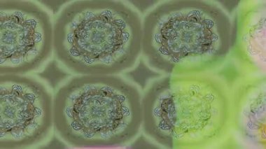 Renkli unsurlarla hareketli arka plan görüntüleri. Çiçekler. Eski model. Bayrak tarzı. Video kaydı. Şablon. Döngü. Kusursuz.. 