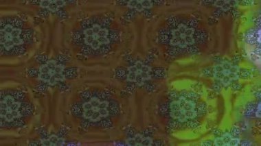 Renkli unsurlarla hareketli arka plan görüntüleri. Çiçekler. Eski model. Bayrak tarzı. Video kaydı. Şablon. Döngü. Kusursuz.. 