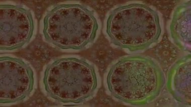 Renkli unsurlarla hareketli arka plan görüntüleri. Çiçekler. Eski model. Bayrak tarzı. Video kaydı. Şablon. Döngü. Kusursuz.. 