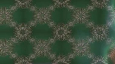 Renkli unsurlarla hareketli arka plan görüntüleri. Çiçekler. Eski model. Bayrak tarzı. Video kaydı. Şablon. Döngü. Kusursuz.. 