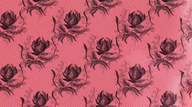 Renkli unsurlarla hareketli arka plan görüntüleri. Çiçekler. Eski model. Bayrak tarzı. Video kaydı. Şablon. Döngü. Kusursuz.. 