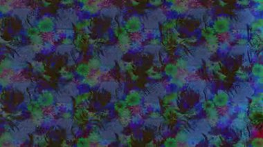 Renkli unsurlarla hareketli arka plan görüntüleri. Çiçekler. Eski model. Bayrak tarzı. Video kaydı. Şablon. Döngü. Kusursuz.. 