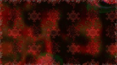 Kahverengi ve siyah renkli çiçekler suluboya tarzında. Suluboya kusursuz desen. Çiçek izi.