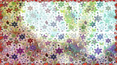 Küçük çiçekteki sevimli çiçek deseni. Tarafsız ve bej renkli çiçekler.