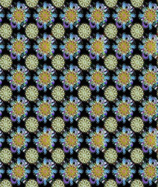 Cute Floral pattern in the small flower. Seamless Tony fabric pattern. Raster illustration. Fashionable fabric pattern.
