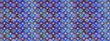 Moda baskıları için zarif bir şablon. Modern çiçek arkaplanı. Parlak renkli çiçekleri ve mavi ve menekşe renklerinde yaprakları olan şaşırtıcı, pürüzsüz çiçek deseni. Halk stili.