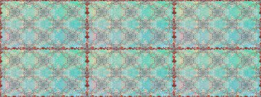 Düz Çiçek Elementleri Tasarımı. Renkli Bahar Temalı Kusursuz Arkaplan. Raster illüstrasyonu. Şirin çiçek elementleri. Kusursuz desenli. Moda desenli..