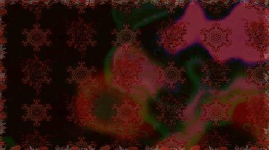 Motley illüstrasyonu. Küçük çiçekte güzel bir desen. Küçük renkli çiçekler. Moda baskıları için zarif bir şablon. Siyah ve kahverengi çiçekli bahar çiçekleri.