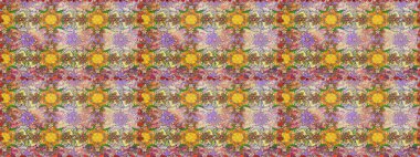 Tarafsız renklerde. Raster illüstrasyonu. Raster illüstrasyonunda kusursuz çiçek deseni. Güzel kumaş deseni.