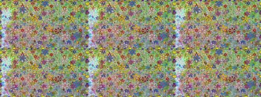 Tekrar eden çiçek arkaplanı, zarif nötr çiçek duvar kağıdı. Tarafsız renklerde çiçek desenleri, el yapımı papatyalar, papatyalar..