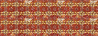 Küçük çiçekte güzel bir desen var. Çiçek arkaplan. Çiçek kolajı. Çiçek kompozisyonu. - Kahverengi çiçekler. Doğa. Raster deseni.