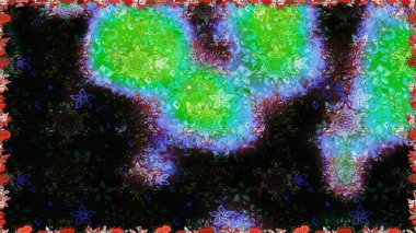 Renkli Bahar Temalı Kusursuz Arkaplan. Süslü kumaş deseni. Düz Çiçek Elementleri Tasarımı. Raster illüstrasyonunda kusursuz çiçek deseni.