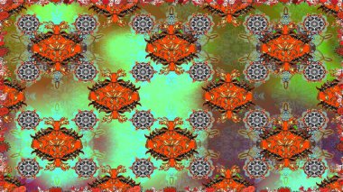 Botanik seamless modeli. Organik öğeleri. Suluboya efekti. Raster desen.