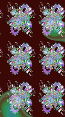 Parlak arkaplanda çiçek kompozisyonu olan suluboya desenleri çiz, ambalajlar, duvar kağıtları, kartpostallar, tebrik kartları, düğün davetiyeleri, romantik etkinlikler vs..