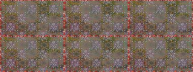 Gri renklerde bahar çiçekleri. Çiçekli karalama şeklinde Raster çiçek deseni. Raster illüstrasyonu.