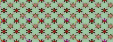 Çiçekle kusursuz desen. Renkli Bahar Temalı Kusursuz Arkaplan. Tarafsız ve gri renklerde çiçekler. Düz Çiçek Elementleri Tasarımı.