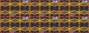 Çiçek desenleri kahverengi ve sarı renklerde, el yapımı papatyalar, papatyalar. Tekrar eden çiçek arkaplanı, zarif kahverengi ve sarı çiçek duvar kağıdı..