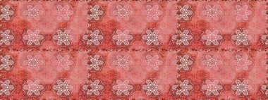 Raster illüstrasyonu. Kumaş, tekstil, duvar kağıdı baskısı için. Eski usul. Tomurcukları papatya çiçekleri olan sevimli bir çiçek deseni. Miles Fleur, süslü püslü bir süs. Kusursuz arkaplan.