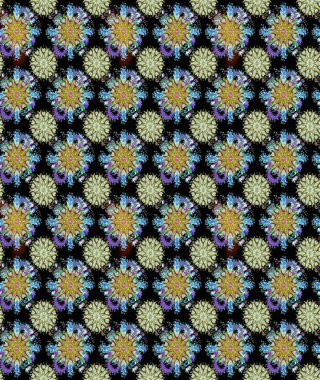 Çiçekler suluboya seamless modeli. Raster şık kumaş deseni.