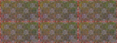 Çiçekli güzel suluboya desen. Raster illüstrasyonu. Kahverengi renklerde.