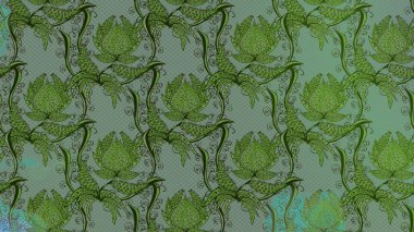 Motley illüstrasyonu. Küçük çiçekte güzel bir desen. Çiçekli bahar çiçekleri. Moda baskıları için zarif bir şablon. Küçük renkli çiçekler. Çizim.