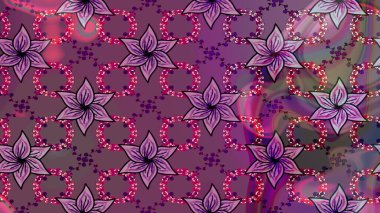 Küçük çiçekteki sevimli çiçek deseni. Güzel kumaş deseni. Raster illüstrasyonu. Güzel karalamalı çiçek deseni çiz..