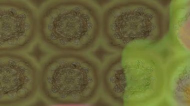 Renkli unsurlarla hareketli arka plan görüntüleri. Çiçekler. Eski model. Bayrak tarzı. Video kaydı. Şablon. Döngü. Kusursuz.. 